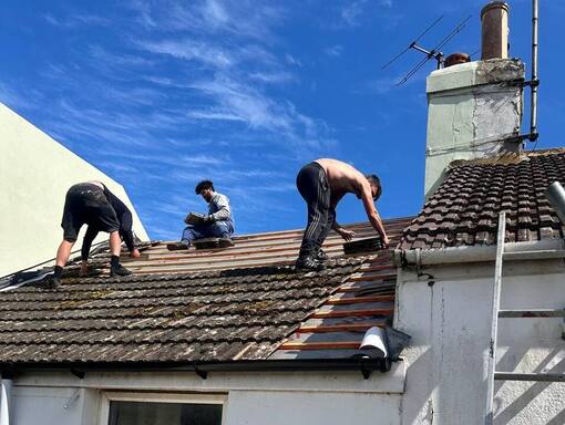 St Ives Roofing Solutions 15 This is a photo of a roof being repaired in St Ives. Installation carried out by St Ives Roofing Solutions