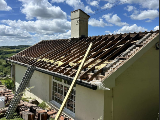 St Ives Roofing Solutions 82 This is a photo of a roof being repaired in St Ives. Installation carried out by St Ives Roofing Solutions